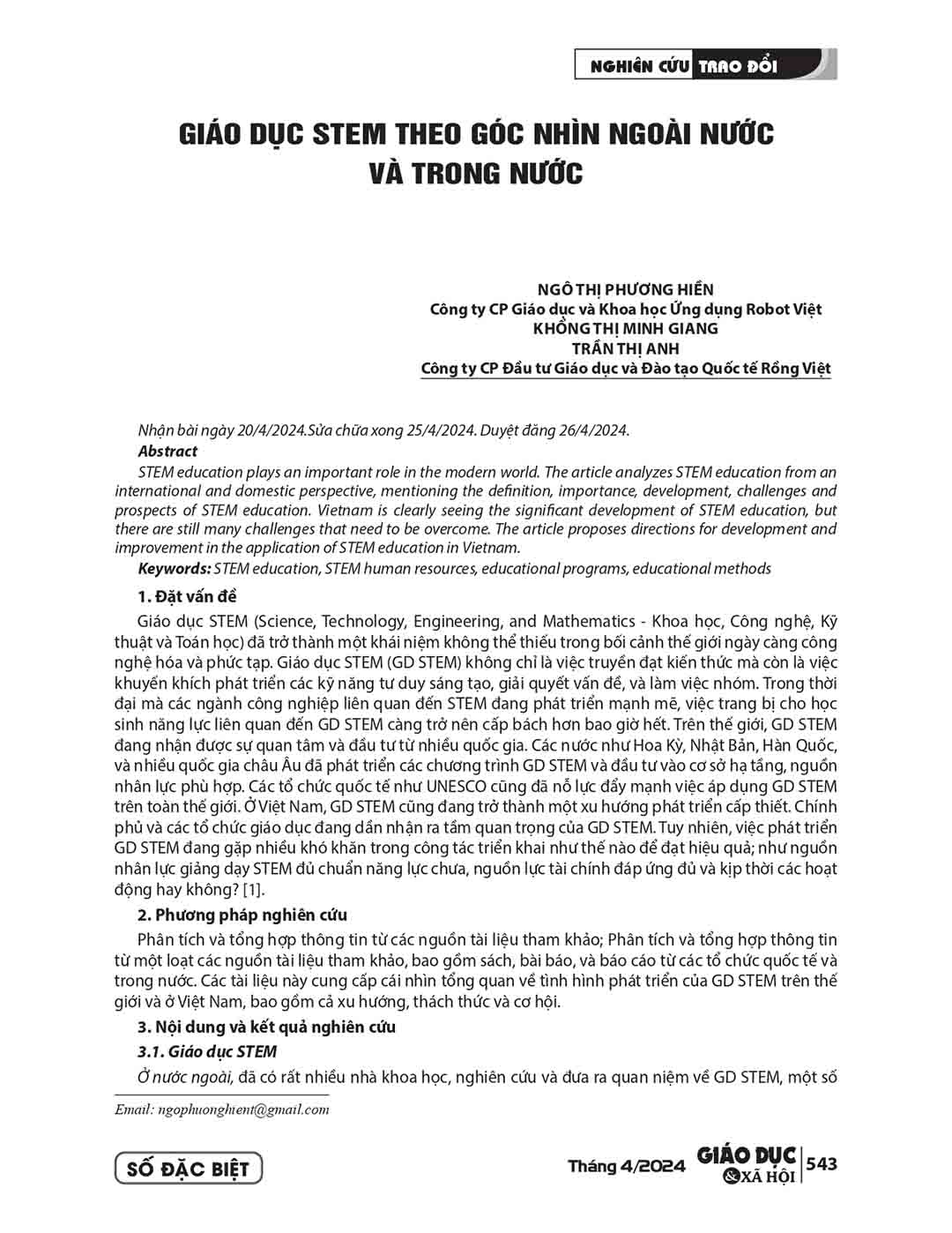 full giao duc stem theo goc nhin ngoai nuoc 1