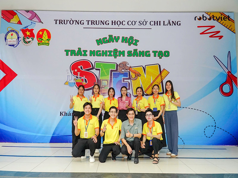 Ngày hội trải nghiệm sáng tạo STEM tại trường THCS Chi Lăng